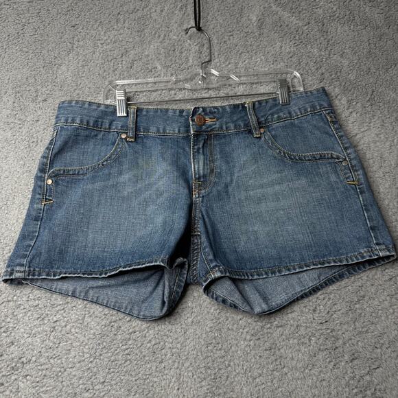 Old Navy Shorts Women's 14 Blue Lowest Rise - Picture 1 of 7